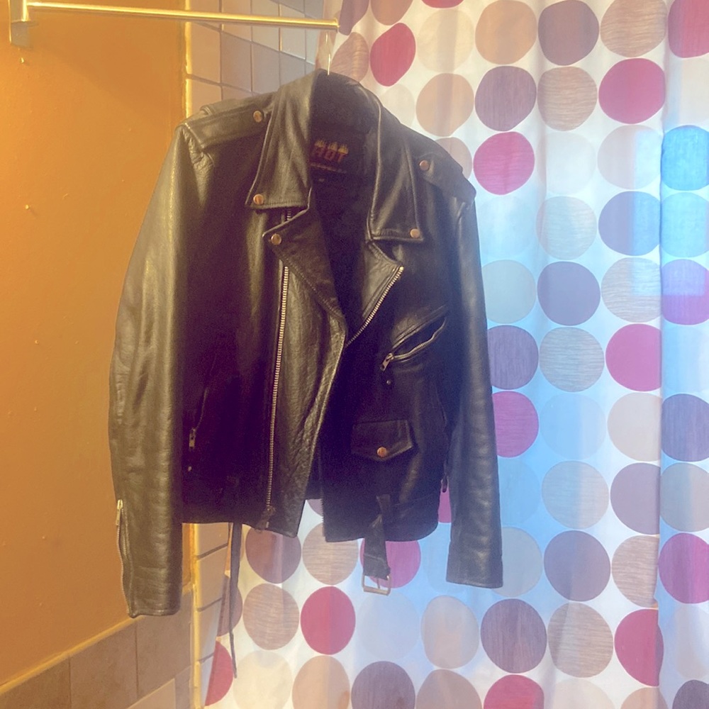 Thick Heavy Motorcycle Jacket - image 1